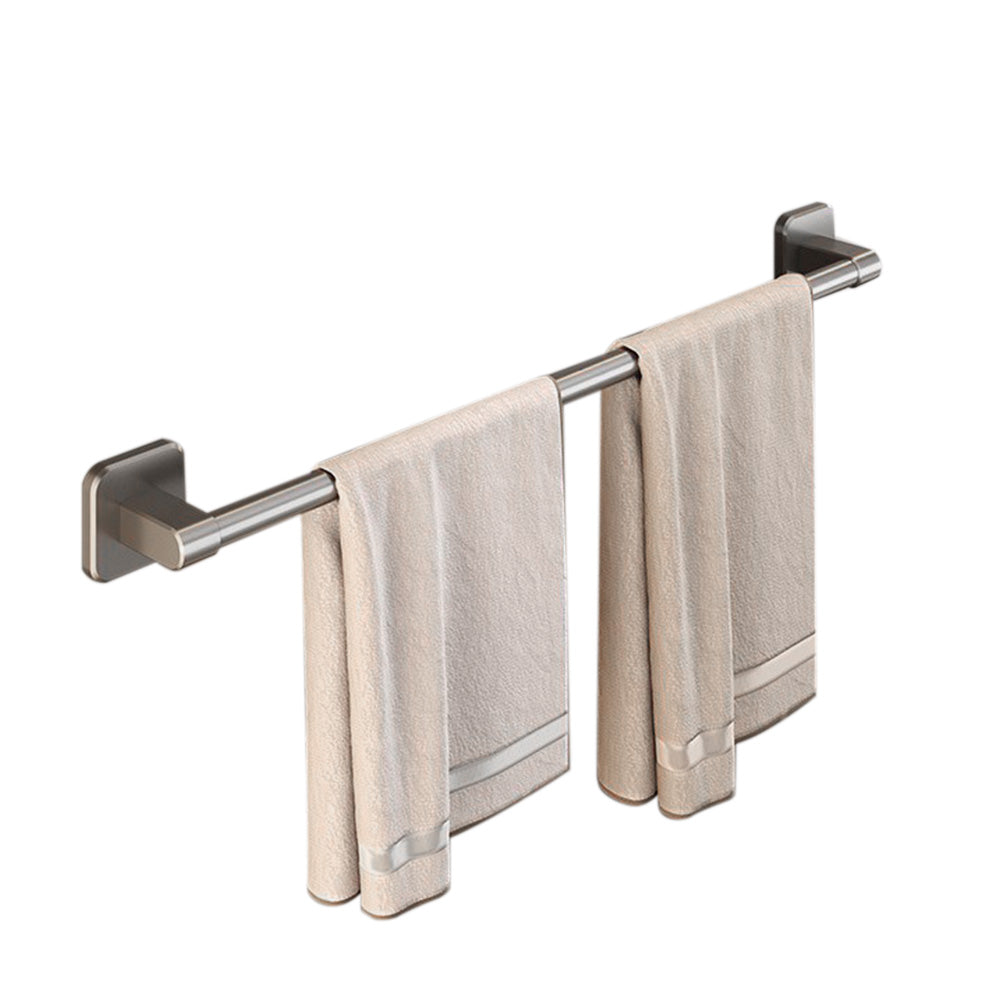 60cm Self-Adhesive Towel Holder Hand Towel Rack No Drilling Robe Hooks Towel Rail