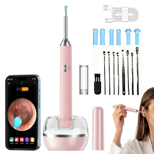 Visual Ear Cleaner with Camera Ear Wax Removal-Pink