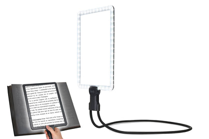 10X Magnifying Glass with Lights Flexible Gooseneck Magnifiers for Seniors-Black