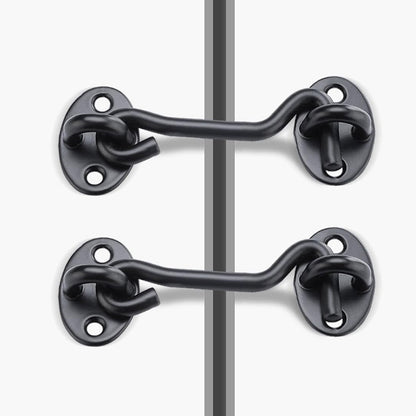 2PCS Stainless Steel Gate Latch Cabin Hook And Eye Latch Lock For Barn Door