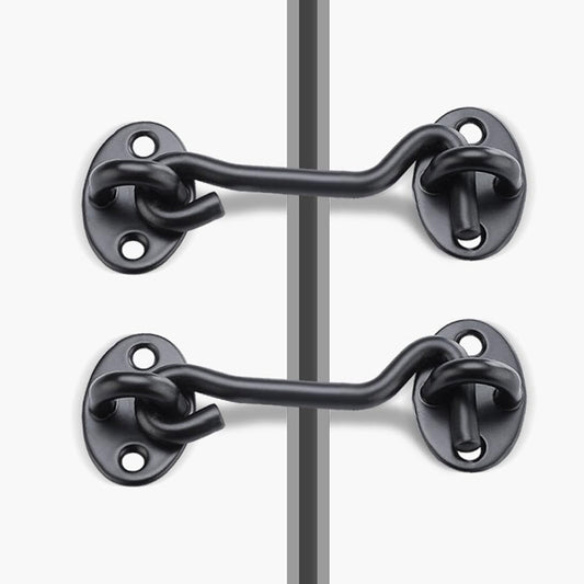 2PCS Stainless Steel Gate Latch Cabin Hook And Eye Latch Lock For Barn Door