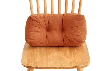 Lumbar Support Pillow PP Cotton Low Back Pillow Office Chair Lumbar Cushion-Orange