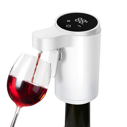 Smart Touch Screen Electric Wine Spirit Dispenser-White