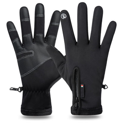 Winter Gloves Thermal Touch Screen Windproof Warm Outdoor Cold Weather-Black