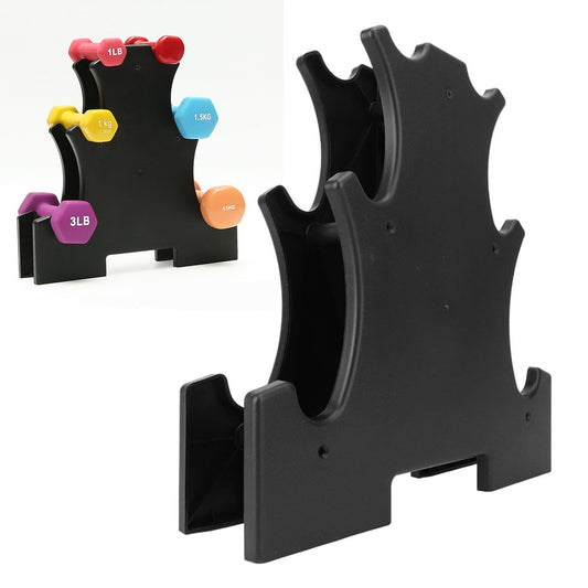 3-Tier Dumbbell Rack for Small Weights Home Gym Storage Organizer