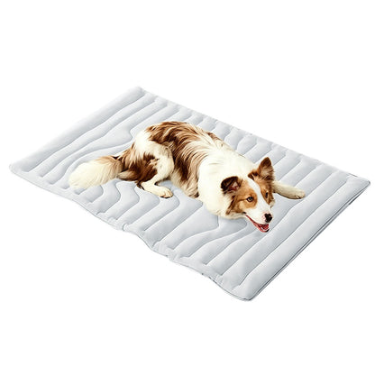 Pet Cooling Mat Summer Dog Bed Scratch Resistant Cat Bed 150x101cm Gray