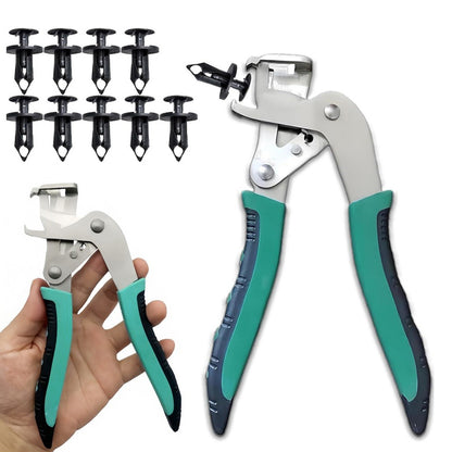 Car Clip Pliers and Disassembly Tools Automotive Snap Pliers Clip Remover Tool-Green