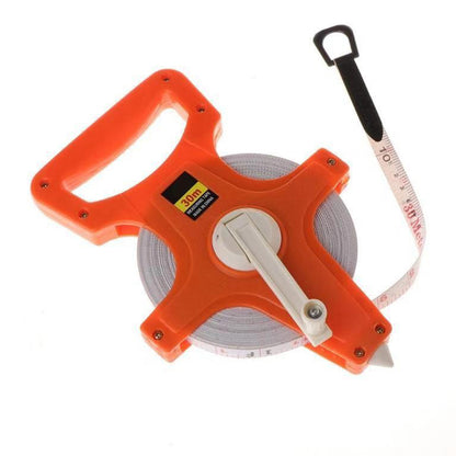 30M 50M 100M Fiberglass Open Reel Measuring Tape Metric Long Distance Measure