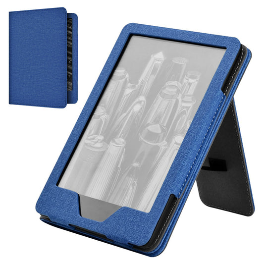Protective Case with Stand for Kindle Paperwhite 12th Gen 2024 7 Inch-Dark Blue