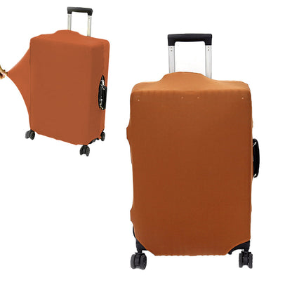 Elastic Luggage Suitcase Cover Travel Case Protector Anti Scratches Slipcover Brown