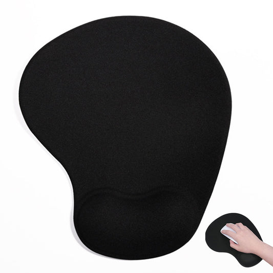 Non Slip Ergonomic Mouse Pad With Wrist Rest Silicone Wrist Support Mouse Mat For Computer-Black