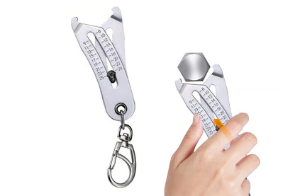 Portable Precise Thread Size Checker Keychain Thread Size Verification Tool
