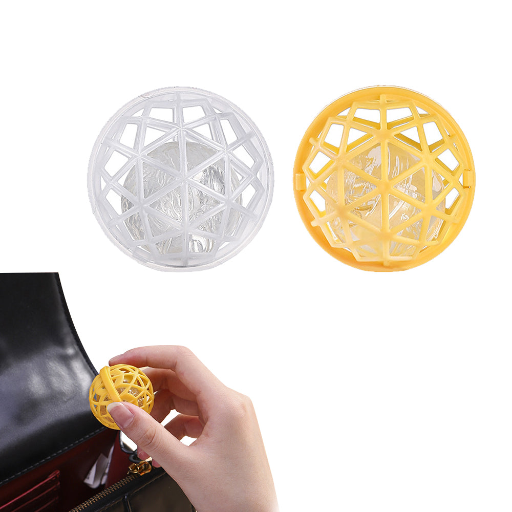 Set of 2Pcs Purse Backpack Clean Balls Inner Sticky Balls Keep Bag Clean Sticky Inside Balls Style 1