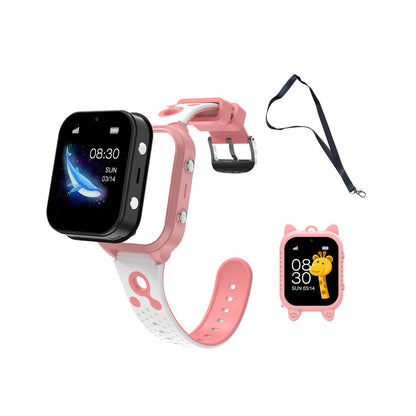 4G Smart Watch For Kids Water-resistant Video Call Positioning Alarm HD Touchscreen Smartwatch-White