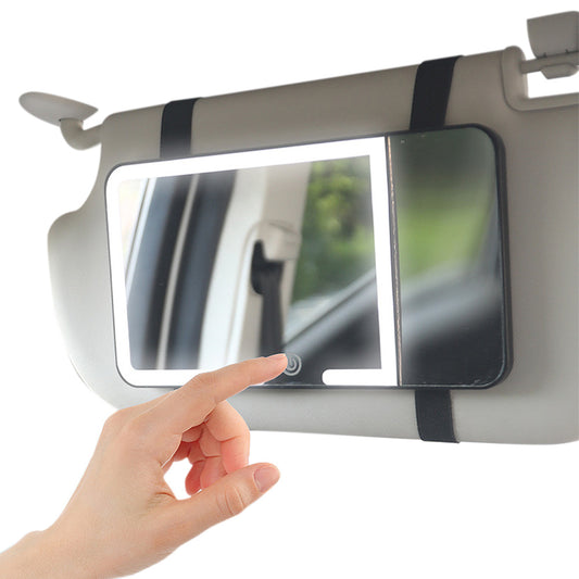 Car Sun Visor Vanity Mirror with Lights 5X Magnification Makeup Mirror for SUV Truck