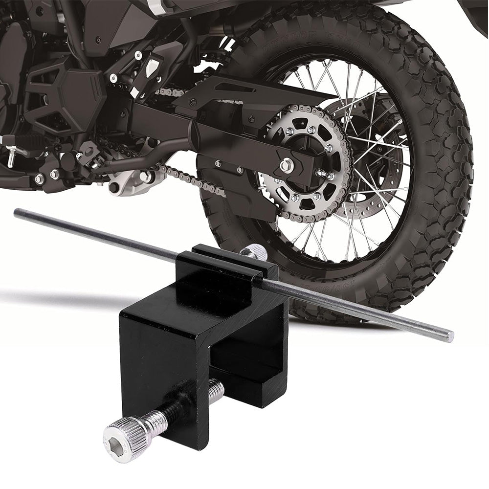Motorcycle Chain Alignment Tool Chain Straightener Corrector for Dirt Bike ATV-Black