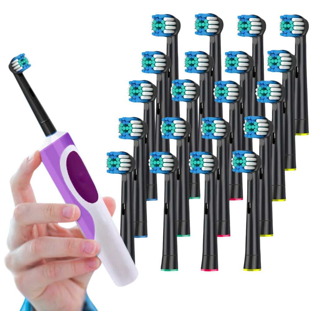 20 Pack Replacement Heads for Oral B Soft Electric Toothbrush Heads