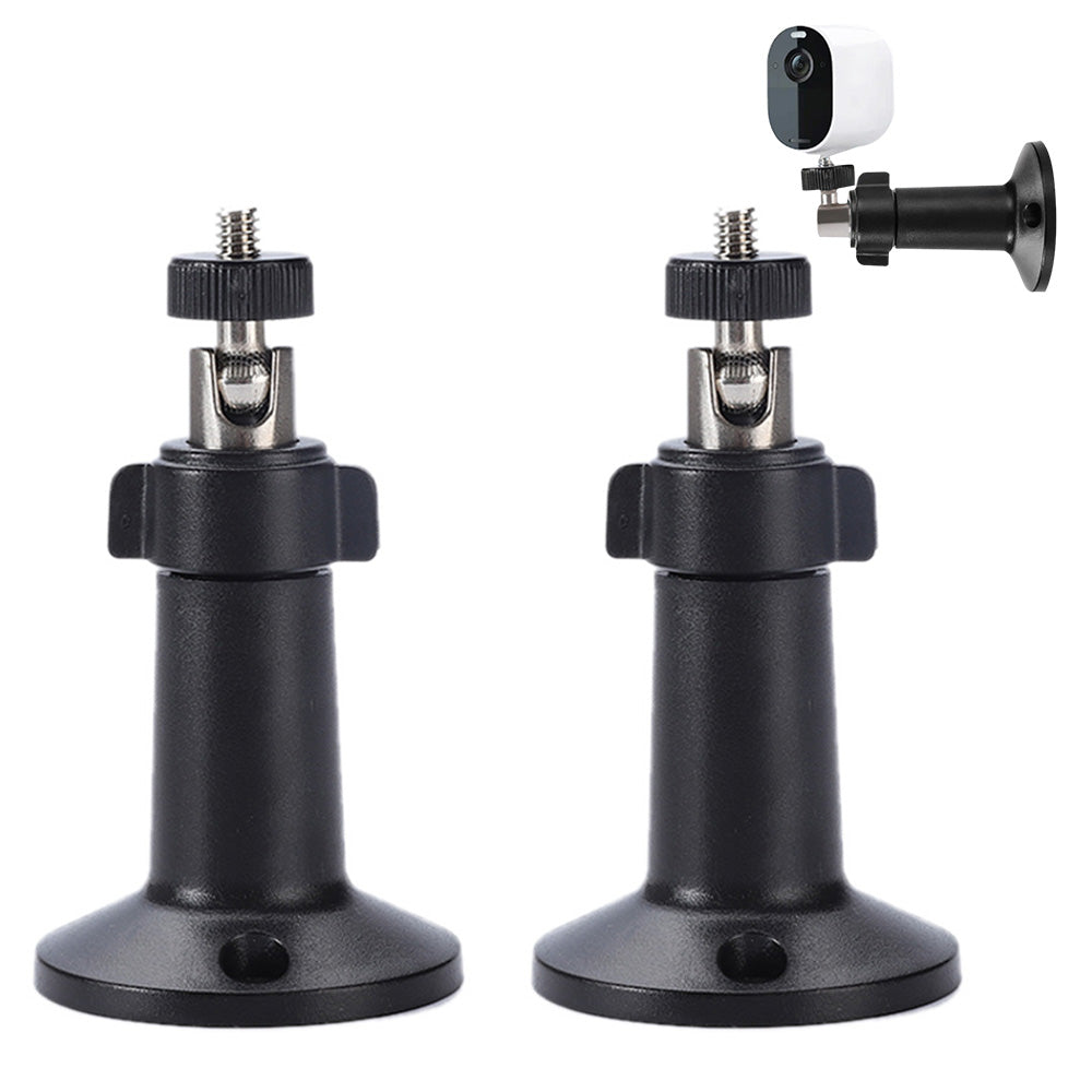 2Pcs Wall Mount for Arlo Pro Pro2 Pro3 Pro4 Ultra Essential Spotlight Camera Adjustable Bracket-Black