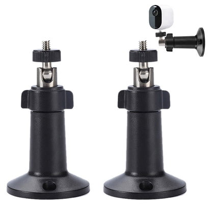2Pcs Wall Mount for Arlo Pro Pro2 Pro3 Pro4 Ultra Essential Spotlight Camera Adjustable Bracket-Black