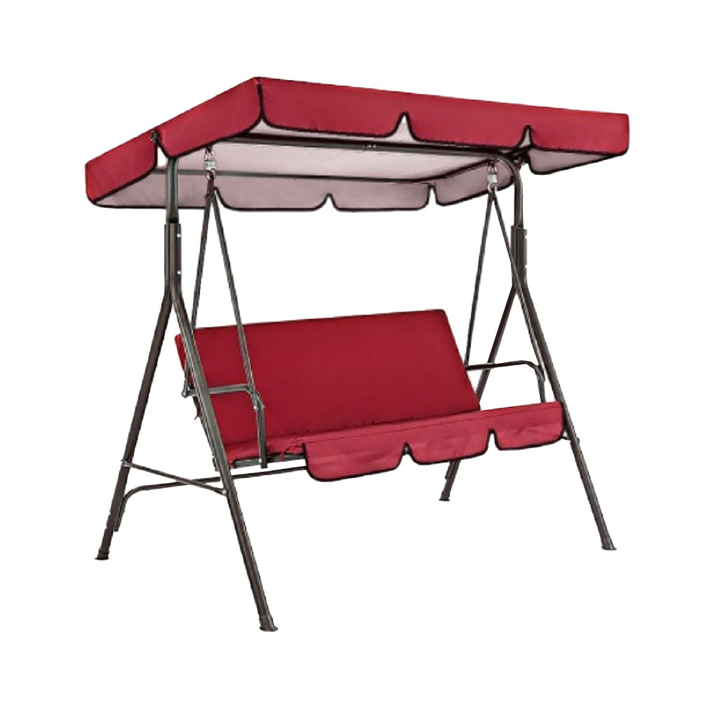 Replacement Swing Chair Cover Set Swing Canopy Seat Sun Shade Cover Red
