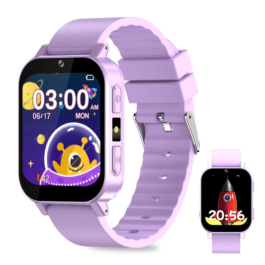 Smart Game Watch 30 Educational Games Word Learning for Boys Girls-Purple