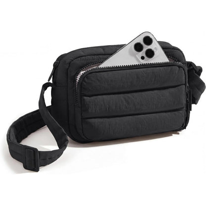 Large Capacity Crossbody Bag -Black