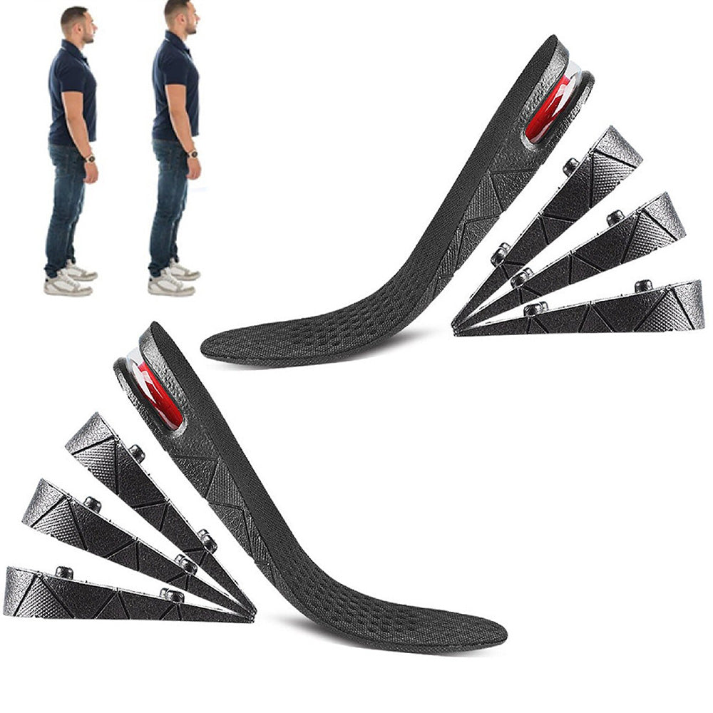 1 Pair 4-Layer Height Increase Heel Lift Inserts