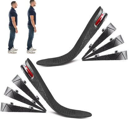 1 Pair 4-Layer Height Increase Heel Lift Inserts