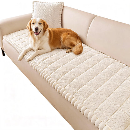 Pet Sofa Cover Non Slip Couch Protector - White