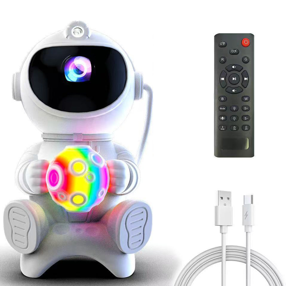 Astronaut Galaxy Star Projector with Bluetooth Speaker and Remote Control-Moon