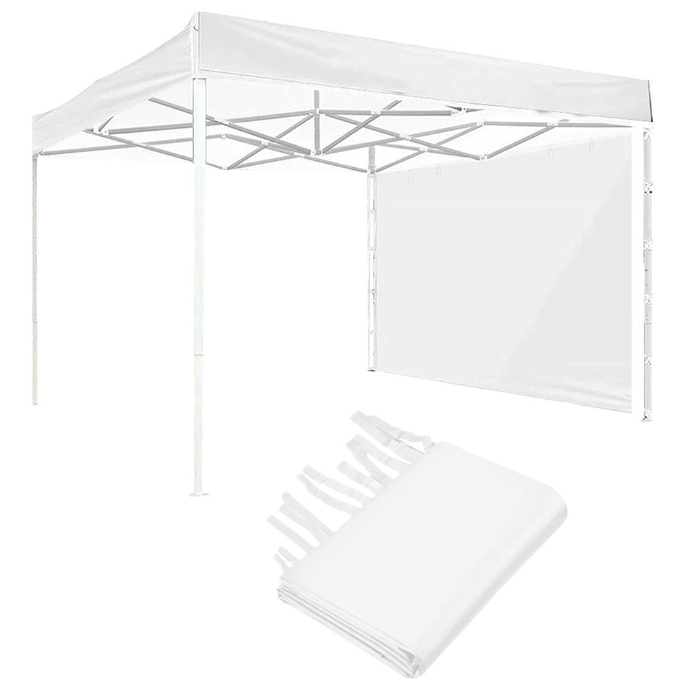 Instant Canopy Tent Sidewalls Portable Canopy with Side Panels for Camping White