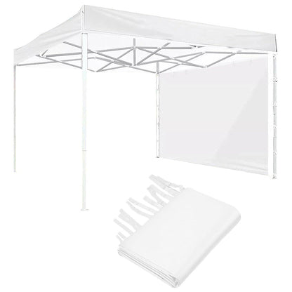 Instant Canopy Tent Sidewalls Portable Canopy with Side Panels for Camping White