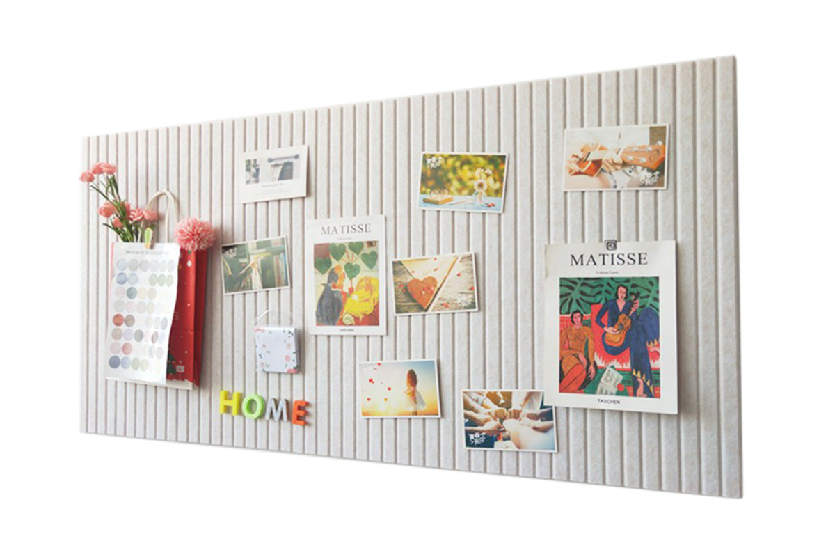 Felt Wall Tiles Self Adhesive Felt Bulletin Board Tiles Push Pin Organizer Board -Camel