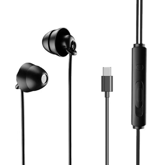Wired Sleep Headphones in Ear Ultra Lightweight for Side Sleeper-Black