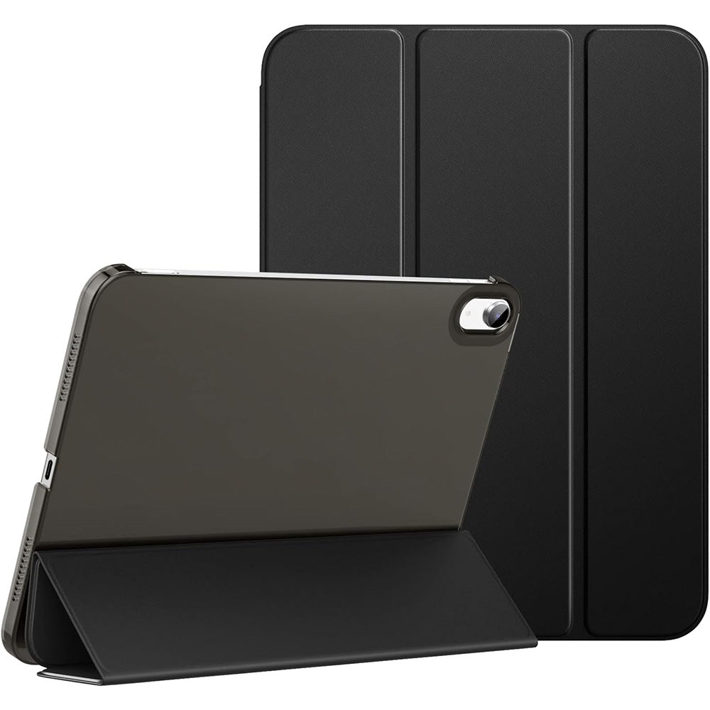 Compatible Case for iPad 10th 11th Gen A16 Tri-Fold Smart Cover Auto Wake Sleep-Black