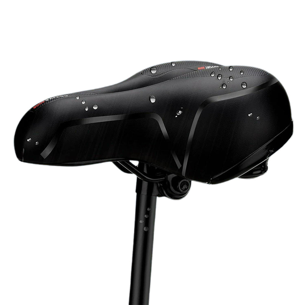 Air Cushion Shock Absorbing Mountain Bike Saddle Seat-Red