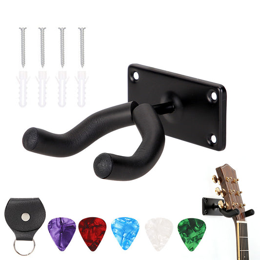 7Pcs Guitar Wall Mount Holder Metal Stand for Acoustic and Electric Guitar
