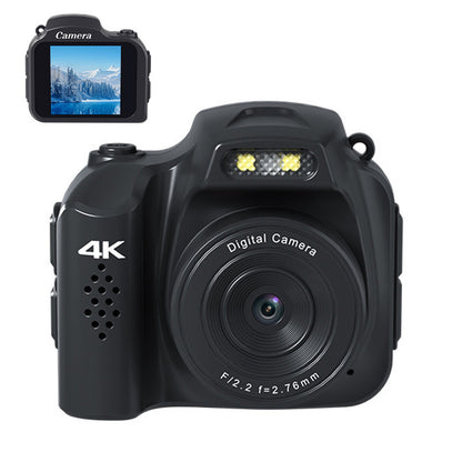Mini Keychain Camera 4K Digital Camera Pocket-Sized Camera for Birthdays Gifts -Black