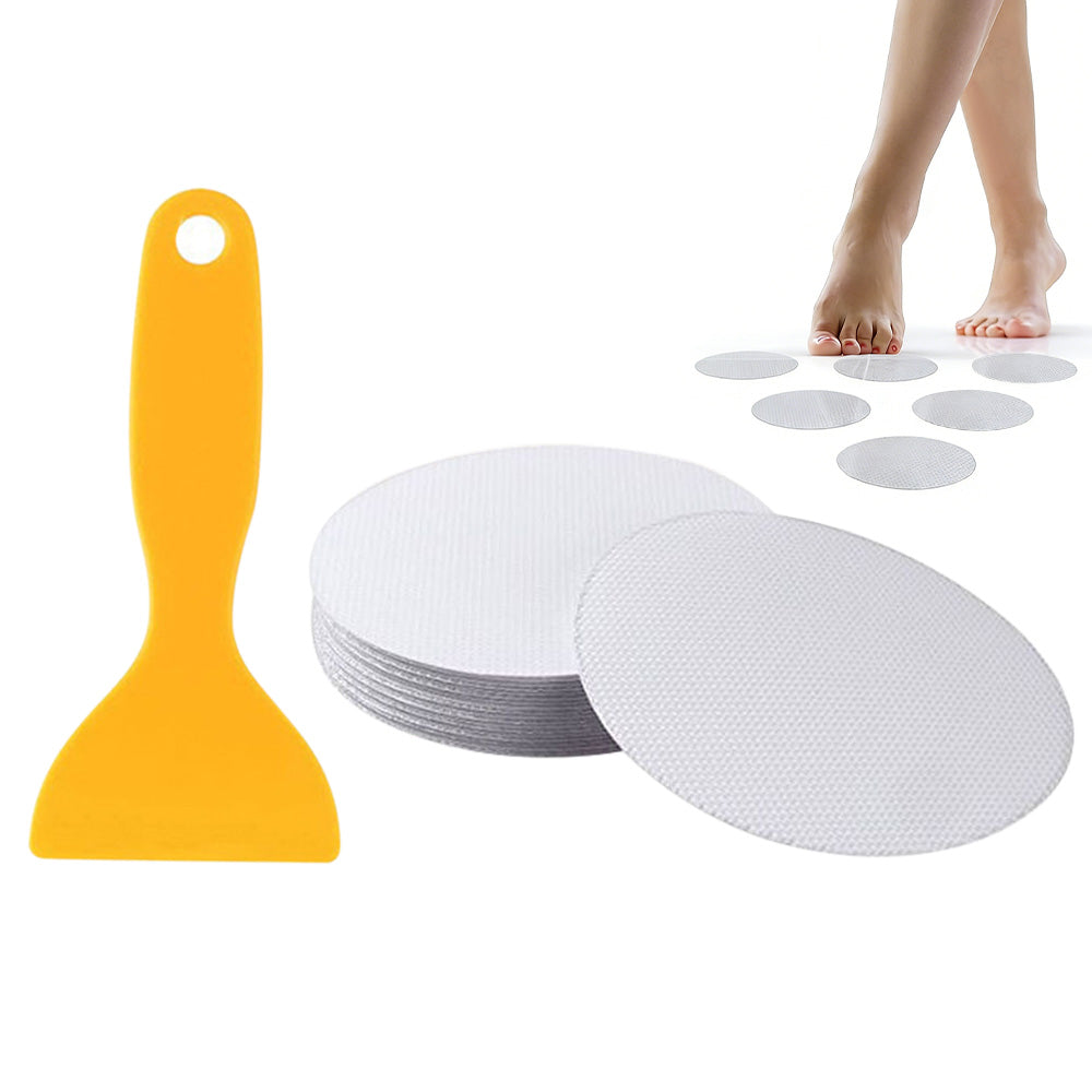 12Pcs Anti-Slip Shower Stickers for Tub Shower Floor Clear Non-Slip Bathtub Stickers