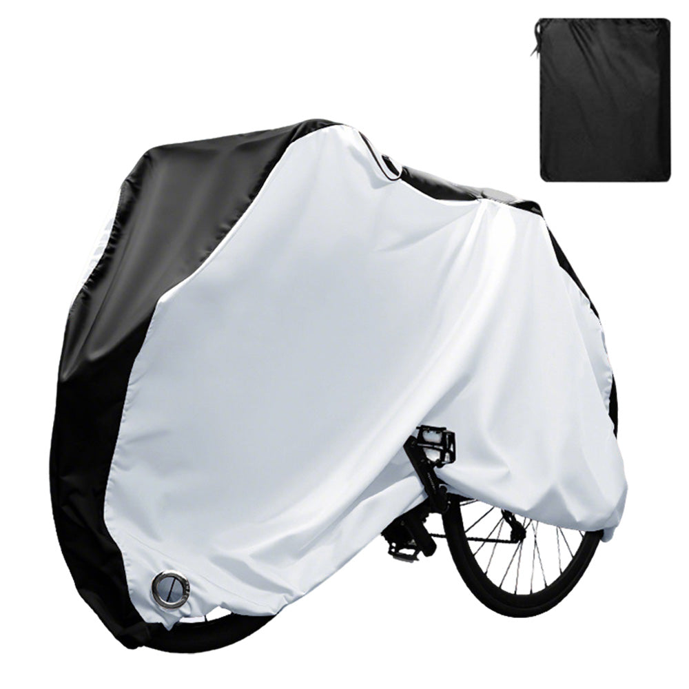 210D Waterproof Bike Cover with Lock Hole for Outdoor Storage