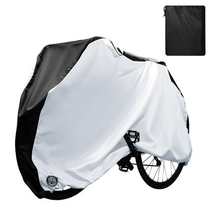 210D Waterproof Bike Cover with Lock Hole for Outdoor Storage