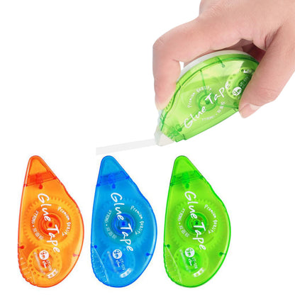 4 Pack Double Sided Tape with Roller Dispenser for Scrapbooking Photo Craft