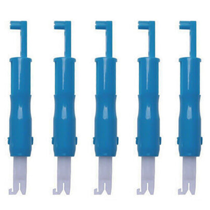 5 Pack Sewing Needle Threaders Quick Threading Tool-Blue