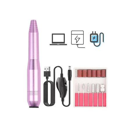 Portable Electric Nail Drill Set Manicure Pedicure Polishing Shape Tools