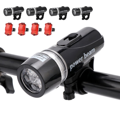 2 Pieces Front Rear Bike Light LED Bicycle Tail Lights