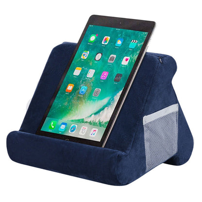 Reading Pillow 3-Angle Multi-Position Lap Cushion for Bed Sofa Travel-Navy