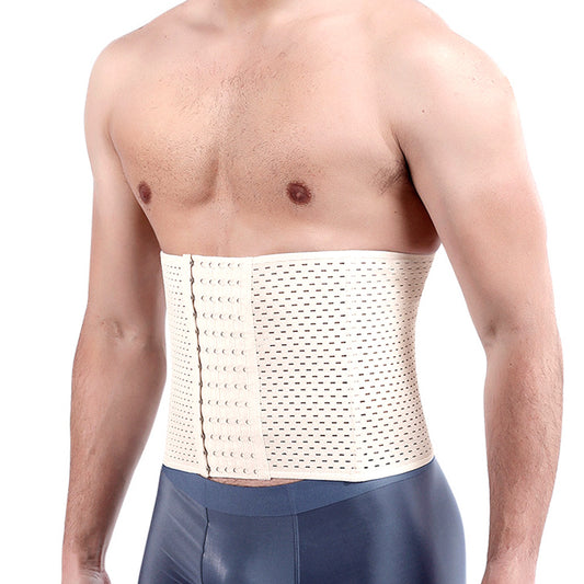 Waist Trainer For Men Waist Trimmer Tummy Shapewear Slimming Girdle Back Support-Cuticolor