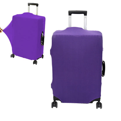 Elastic Luggage Suitcase Cover Travel Case Protector Anti Scratches Slipcover Purple