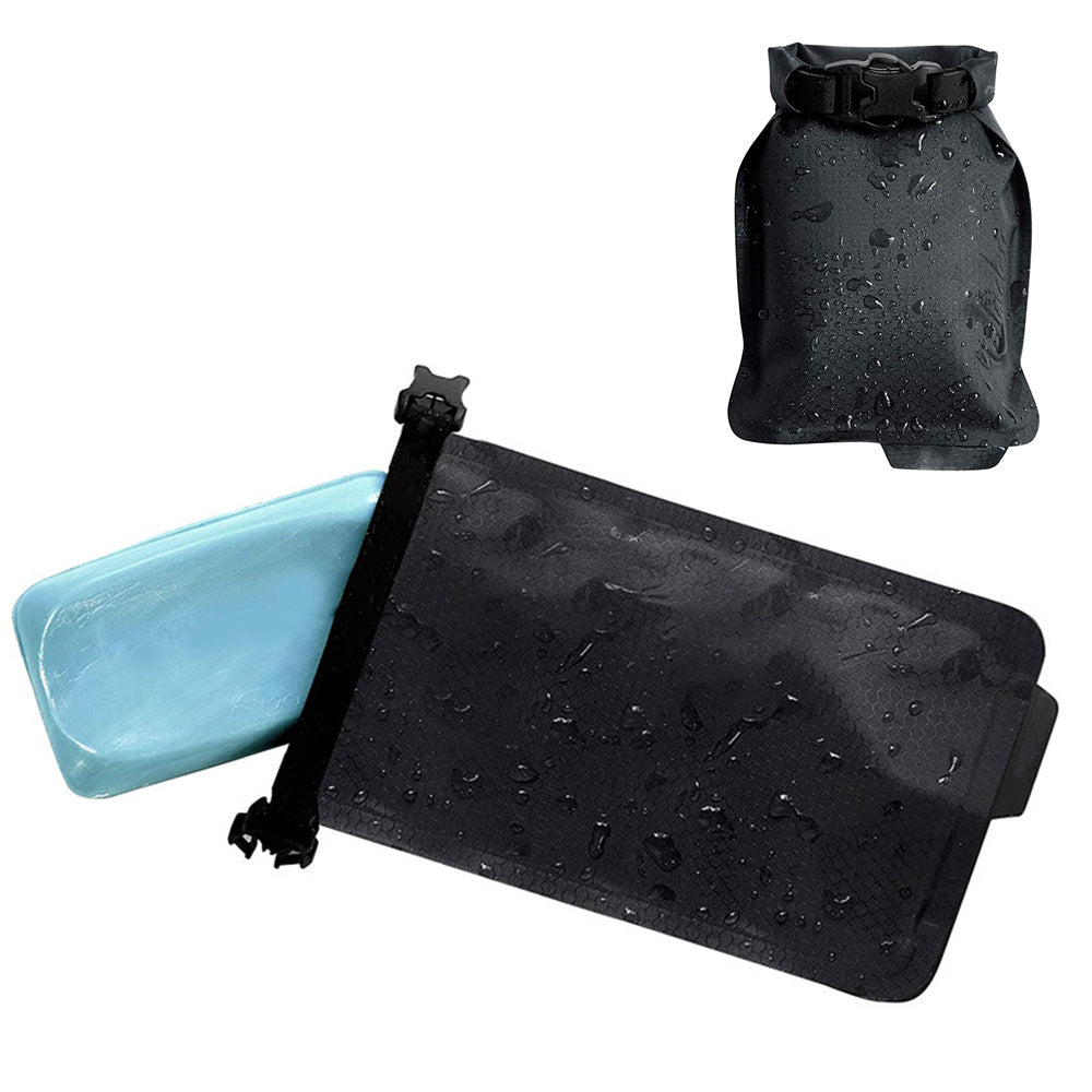2 Pieces Waterproof Leak-proof Travel Soap Bags