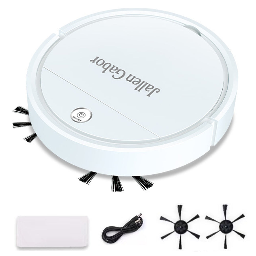 Powerful Suction Sweeping Robotic Cleaner Thin Robot Cleaning Machine-White